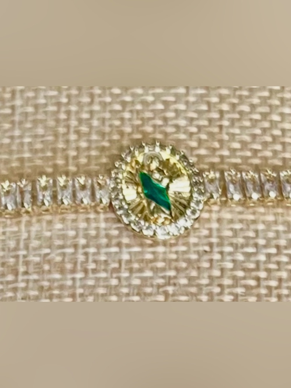 St Jude AAA CZ GOLD FILLED RELIGIOUS BRACELET (will not tarnish)